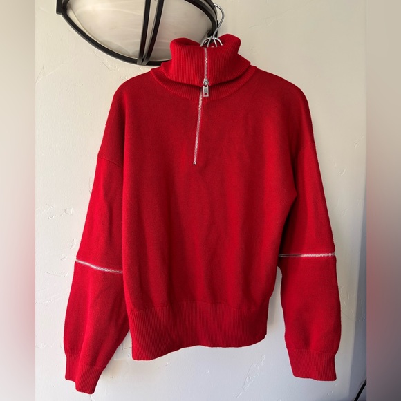 Modern Citizen Red Sweater - Picture 2 of 4